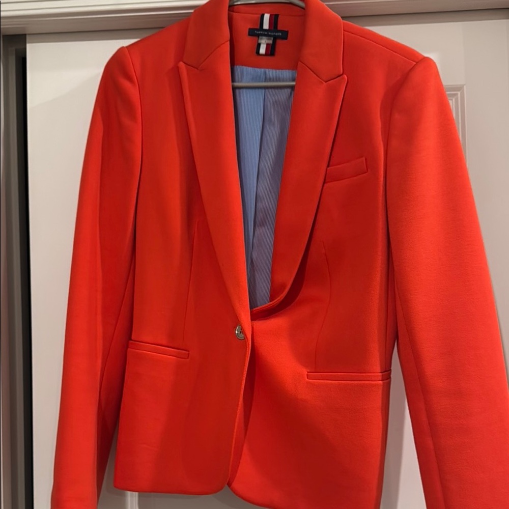 Tommy Hilfiger Orange Blazer